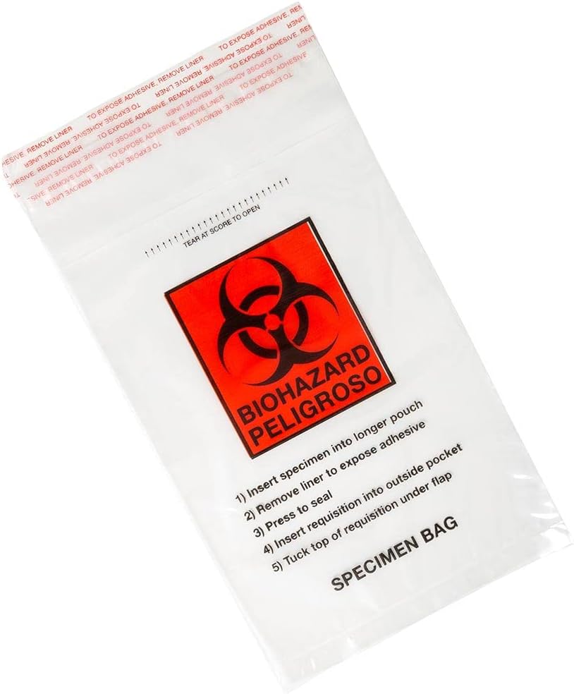Biohazard Specimen Bags - 100 ct.