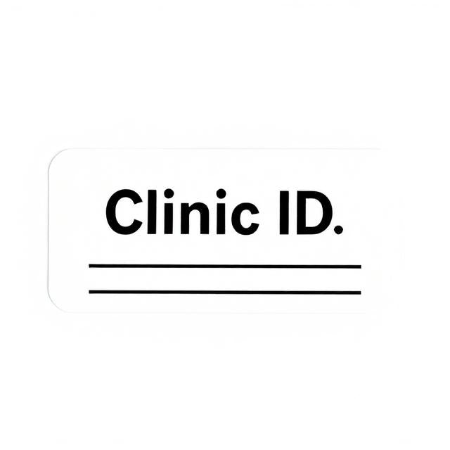 Clinic ID Stickers - 25 ct.