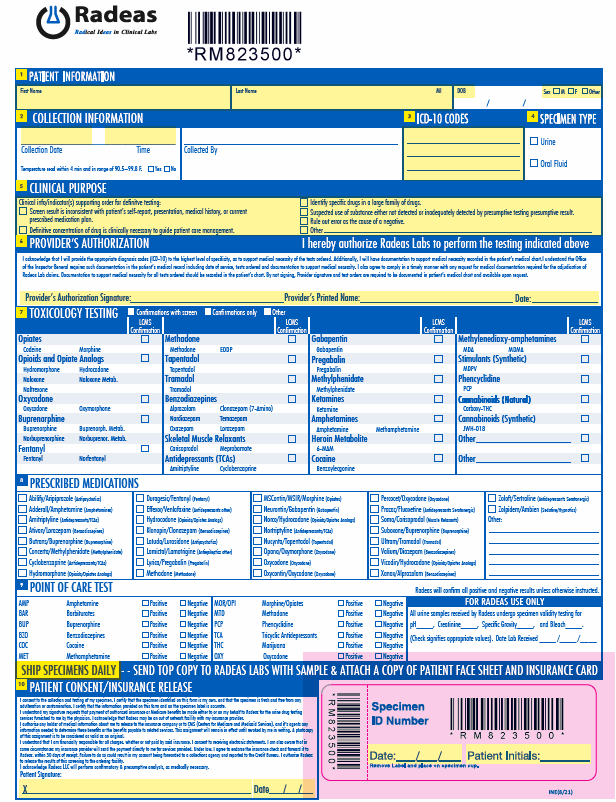 Requisition Forms - 25 ct.
