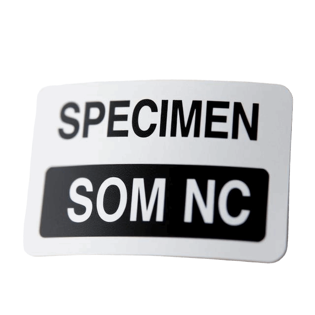 SOM NC Specimen Labels - 25 ct.